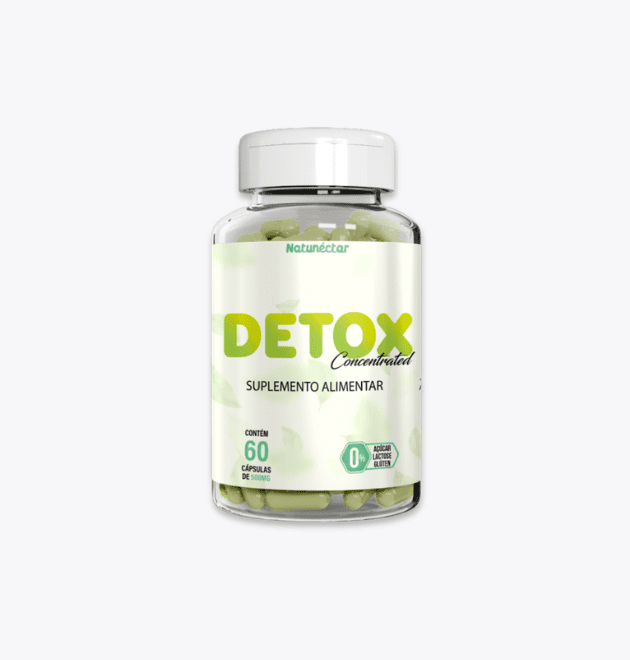 Detox Concentrated 500mg – 60 cápsulas