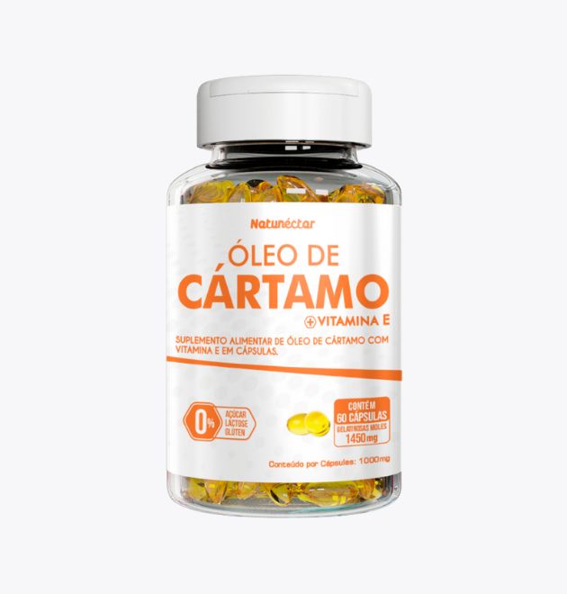 Óleo de Cártamo 1450mg – 60 cápsulas