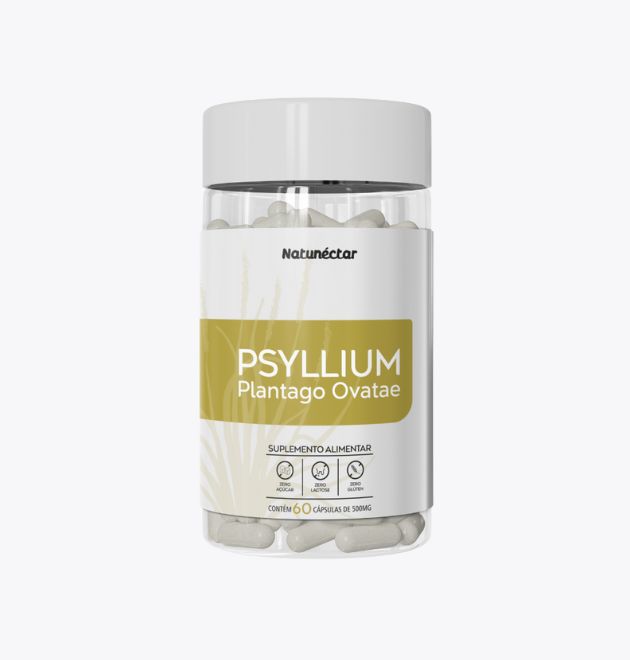 Psyllium 500mg – 60 cápsulas