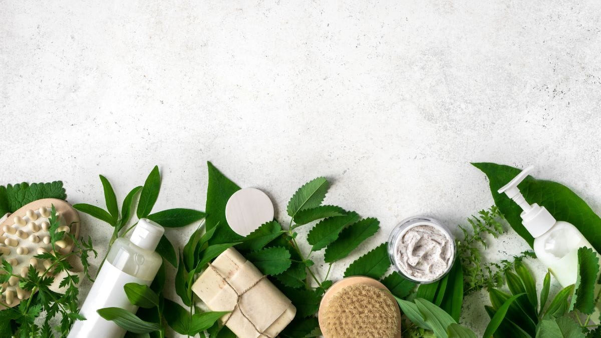 cuidados diários com saúde usando produtos naturais