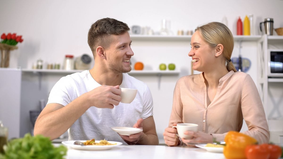 chás digestivos pós-refeição